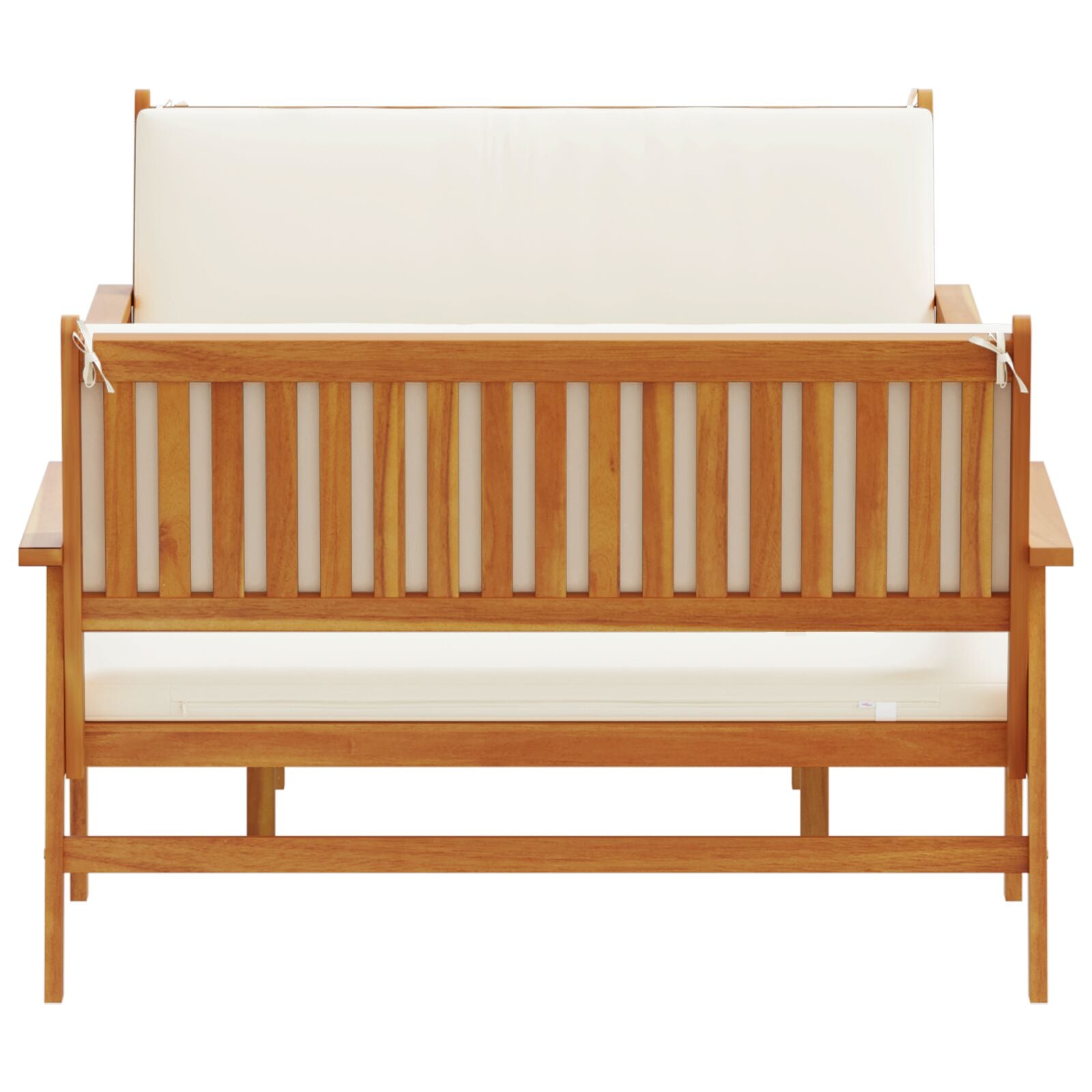 3-Delige Tuinsofa Set Met Kussen Van Massief Acaciahout