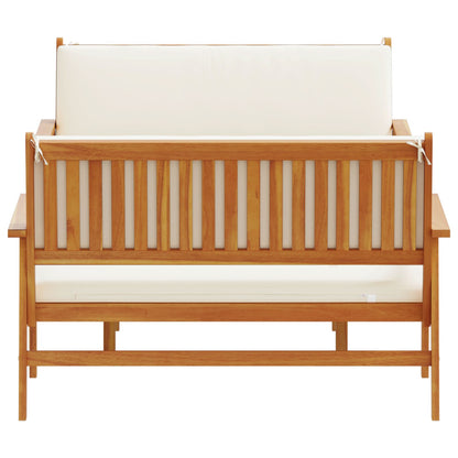 3-Delige Tuinsofa Set Met Kussen Van Massief Acaciahout