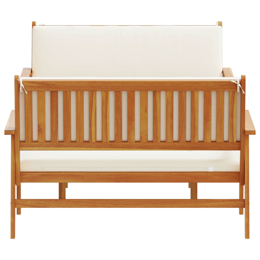 3-Delige Tuinsofa Set Met Kussen Van Massief Acaciahout