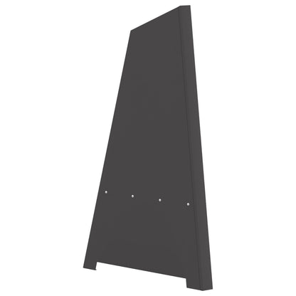 Vuurkorf Piramide Zwart 50X45X95 Cm Staal Koudgewalst staal/Zwart