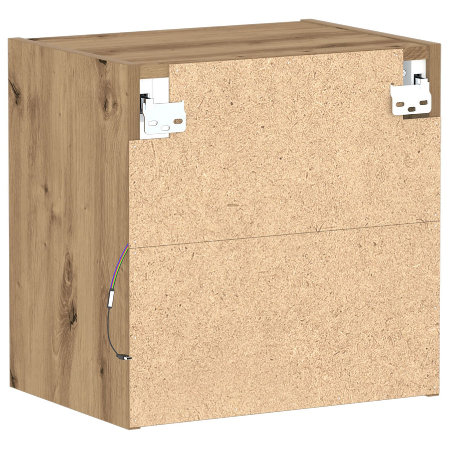 Zwevende Plank 2 Stuks 40X28.5X40 Cm Bewerkt Hout Artisan eiken