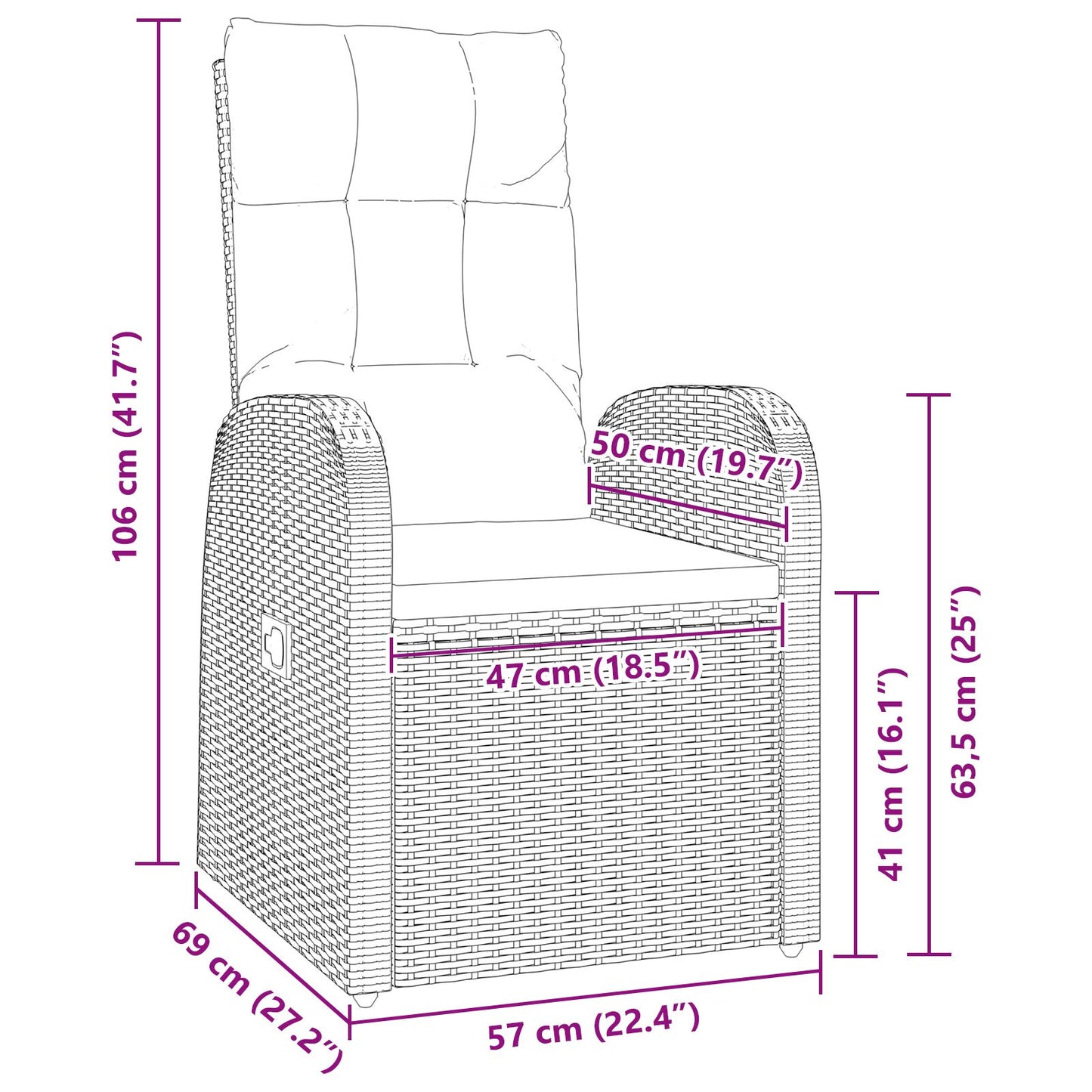 5-Delige Tuin Eettafelset Met Kussens Zwart Poly Rattan