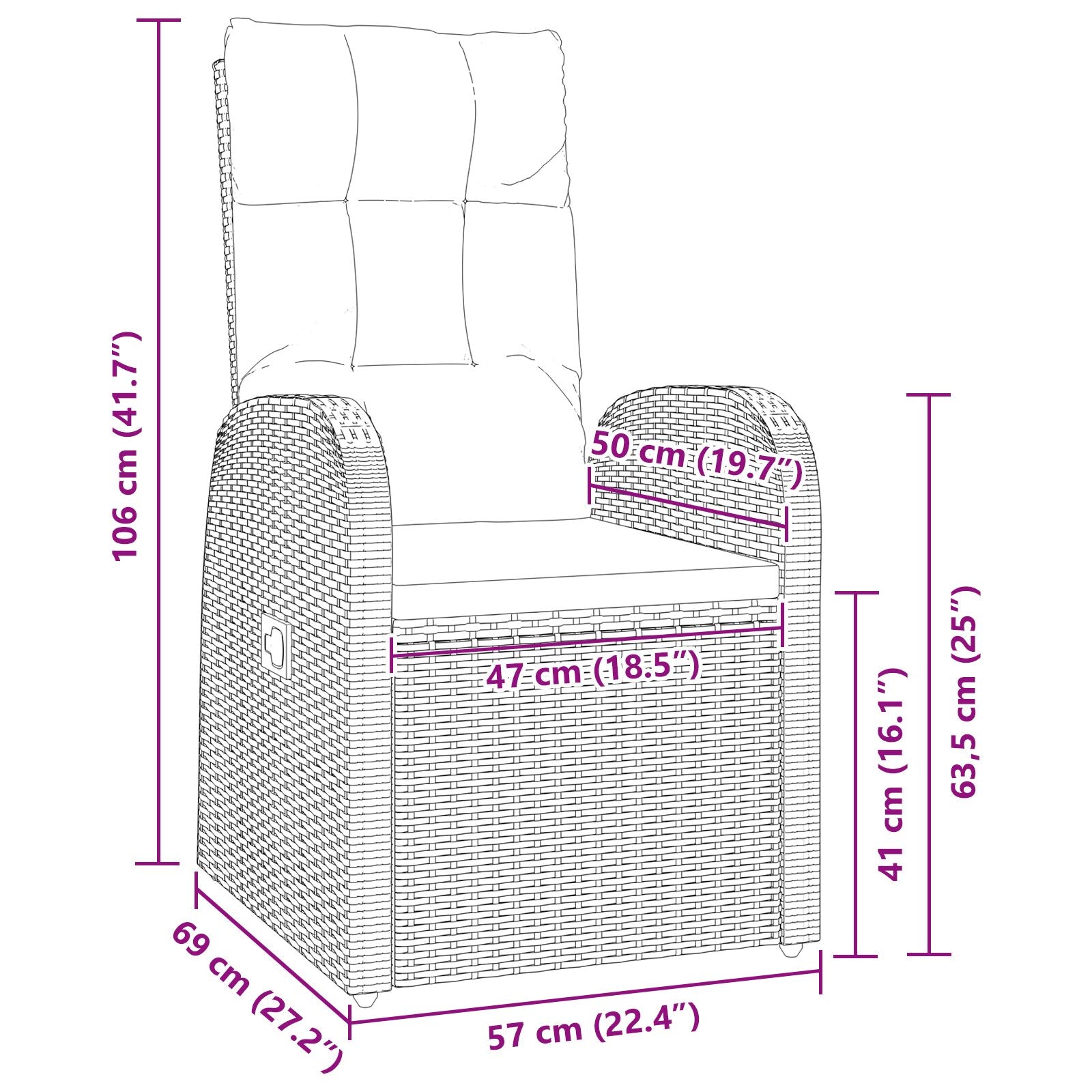 5-Delige Tuin Eettafelset Met Kussens Zwart Poly Rattan