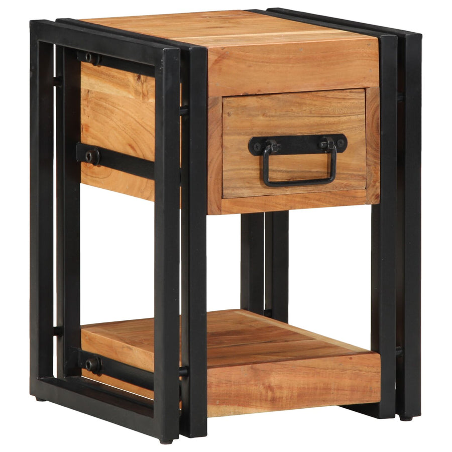 Nachtkastjes 2 Stuks Massief Hout Acaciahout 30 x 30 x 40 cm Massief acaciahout