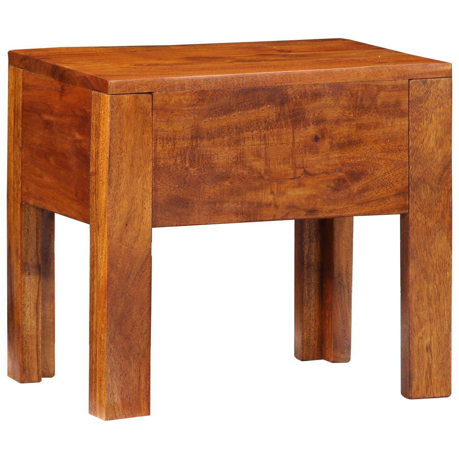 Bijzettafel 40X30X36 Cm Massief Hout Acacia