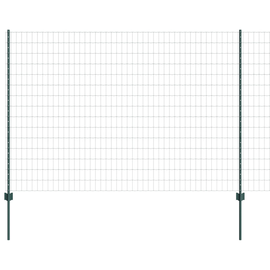 Euro Hek Met 5 U-Posts Groen 1,6X10 M Staal