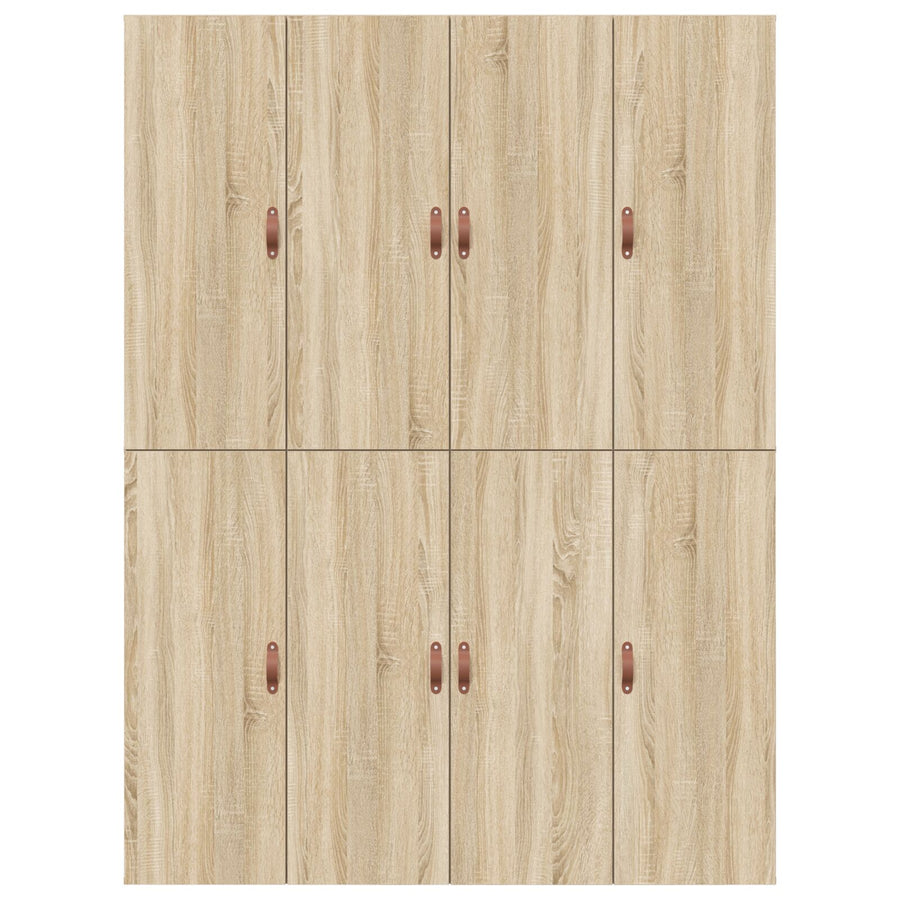 Bed Met Opbergruimte Bewerkt Hout 140 X 200 Cm Sonoma Eiken 140 x 190 cm