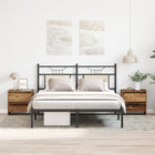 Nachtkastje 2 stuks 45x34x44,5 cm oud hout