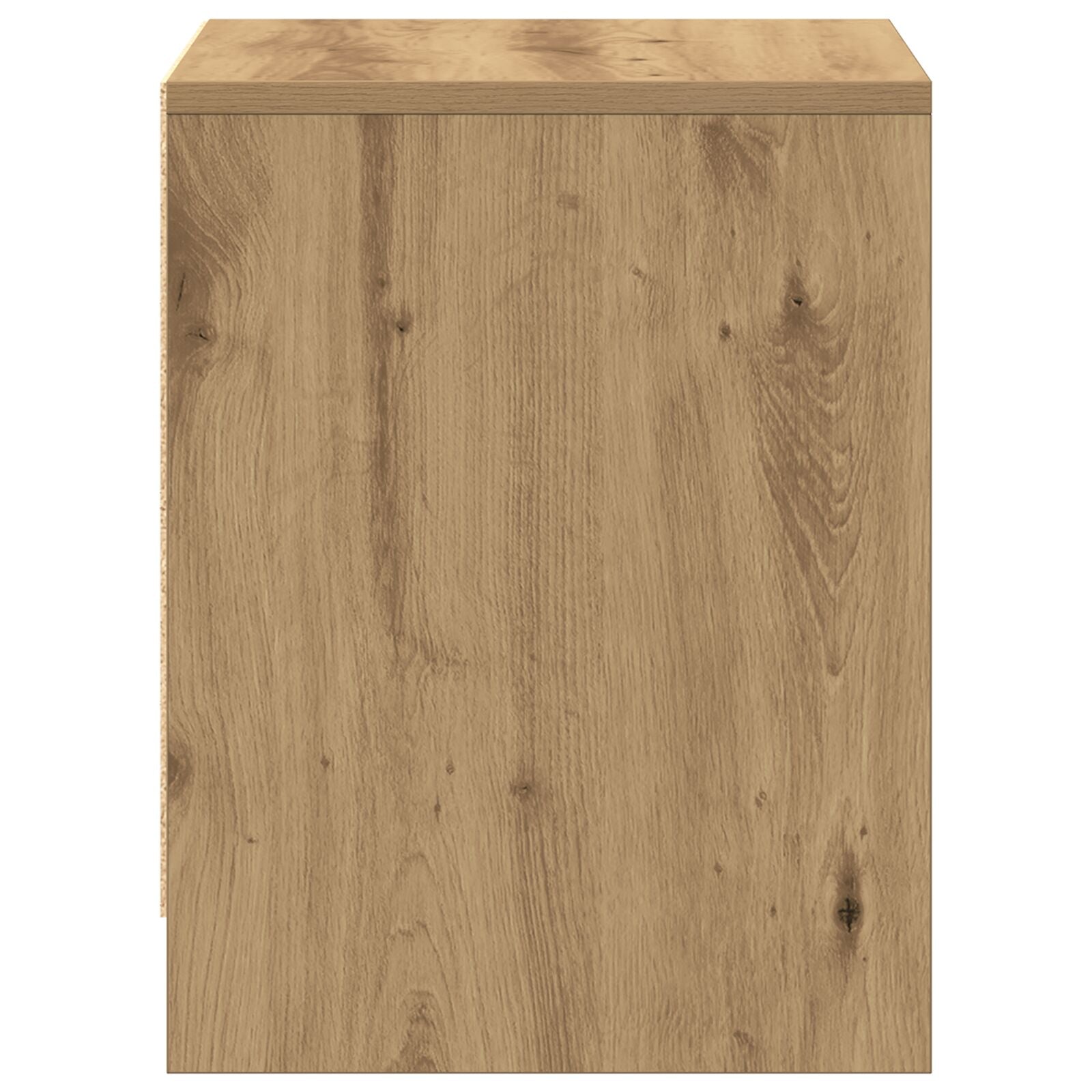 Nachtkastje 45X34X44,5 Cm Bewerkt Hout 1 Artisan eiken