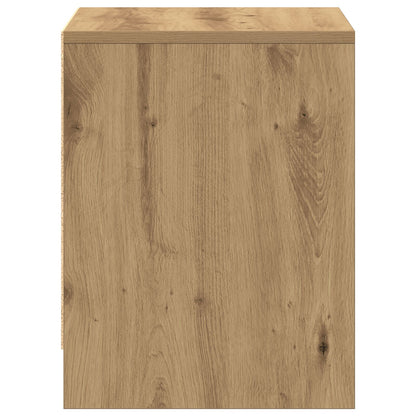 Nachtkastje 45X34X44,5 Cm Bewerkt Hout 1 Artisan eiken