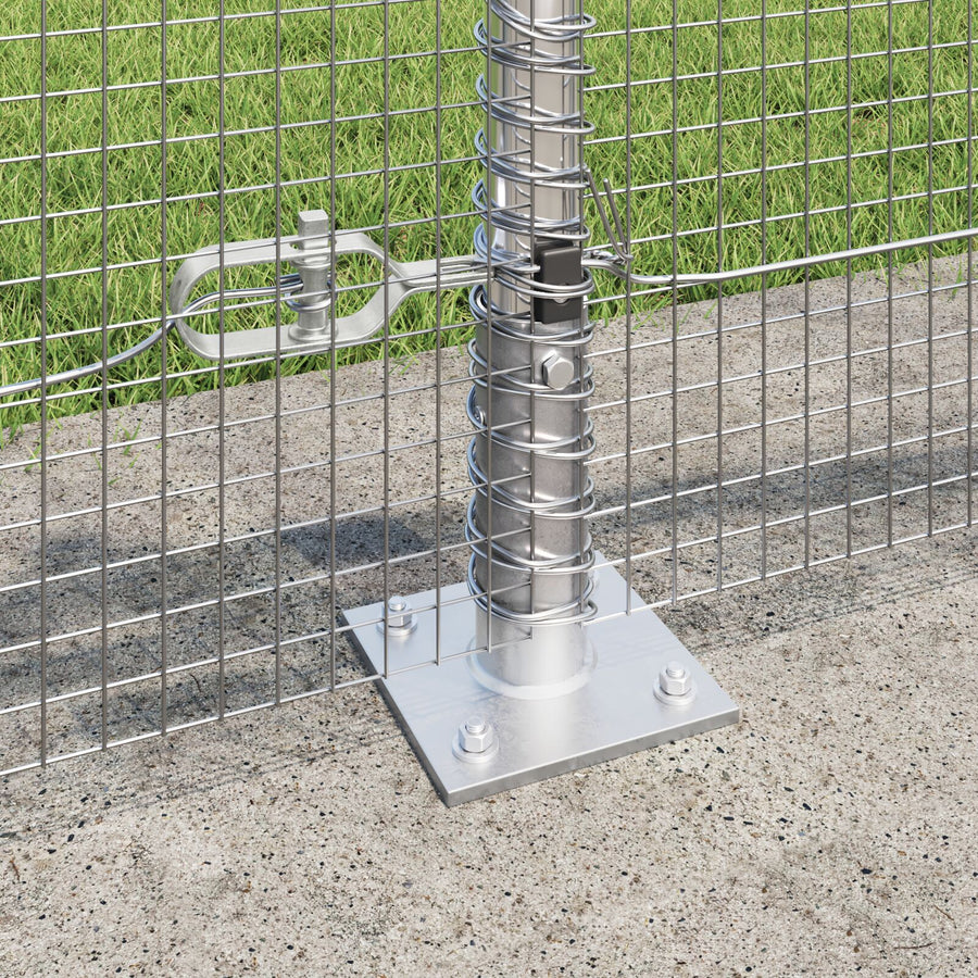 Gelast Draadhek Met 13 Flanged Posts 0.4X50 M Gegalvaniseerd Staal Gegalvaniseerd Staal