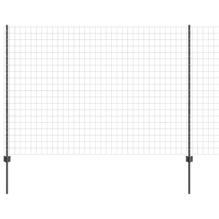 Euro Hek Set Set Van 2 Grijs Staal 10 M X 1.6 M Robuust