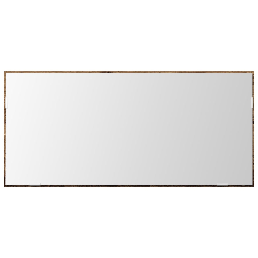 Badkamerspiegelkast Met Led-Verlichting Oude Hout 80X37 Cm