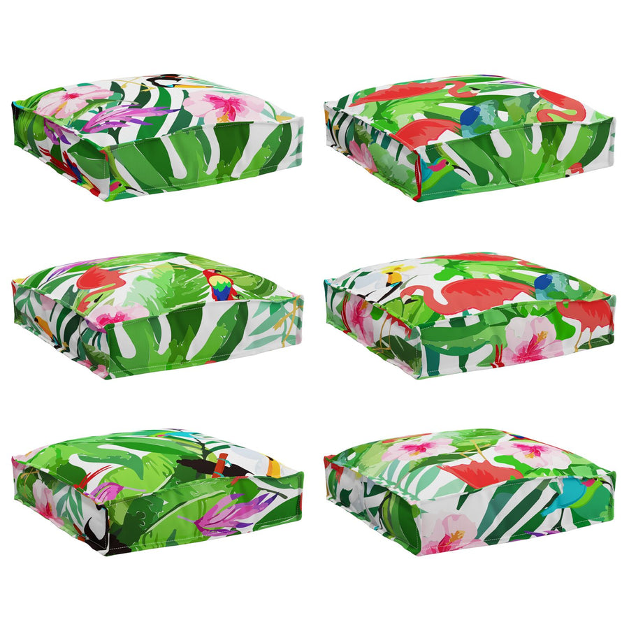 Outdoor Kussen Set Van 6 Polyester Tropische jungle