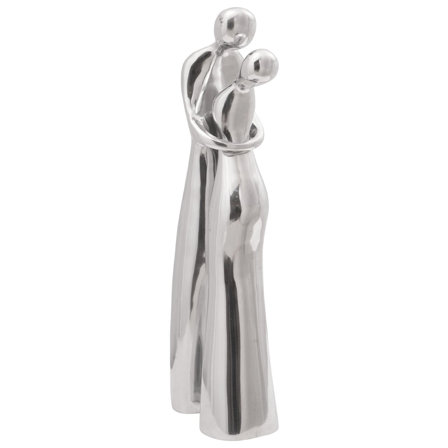Beeld Zilver 10X16X49 Cm Aluminium