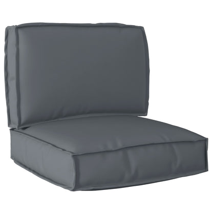 2-delige palletkussen set anthraciet oxford stof