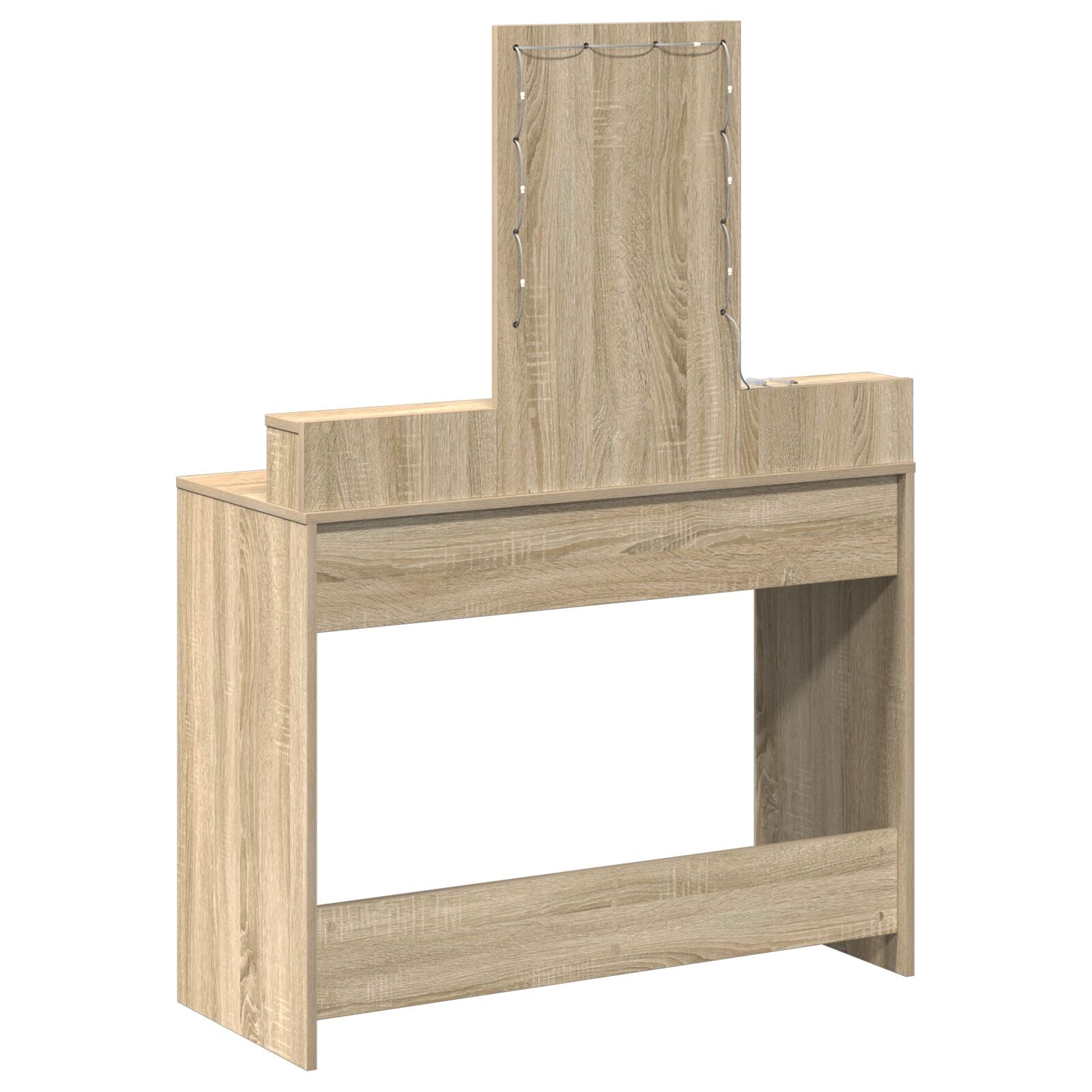 Kaptafel Met Led-Verlichting Sonoma eiken 100 x 41 x 140 cm