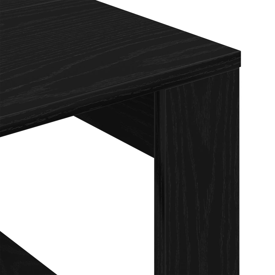 Zijtafel - , Gemaakt Van Engineered Wood 50 x 50 x 35 cm Zwarte eiken