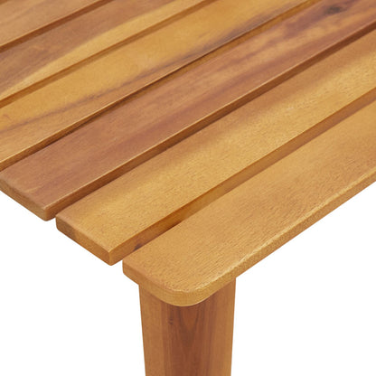 Tuinstoelen Met Tafel 3-Delige Set - Zwart Massief Acaciahout