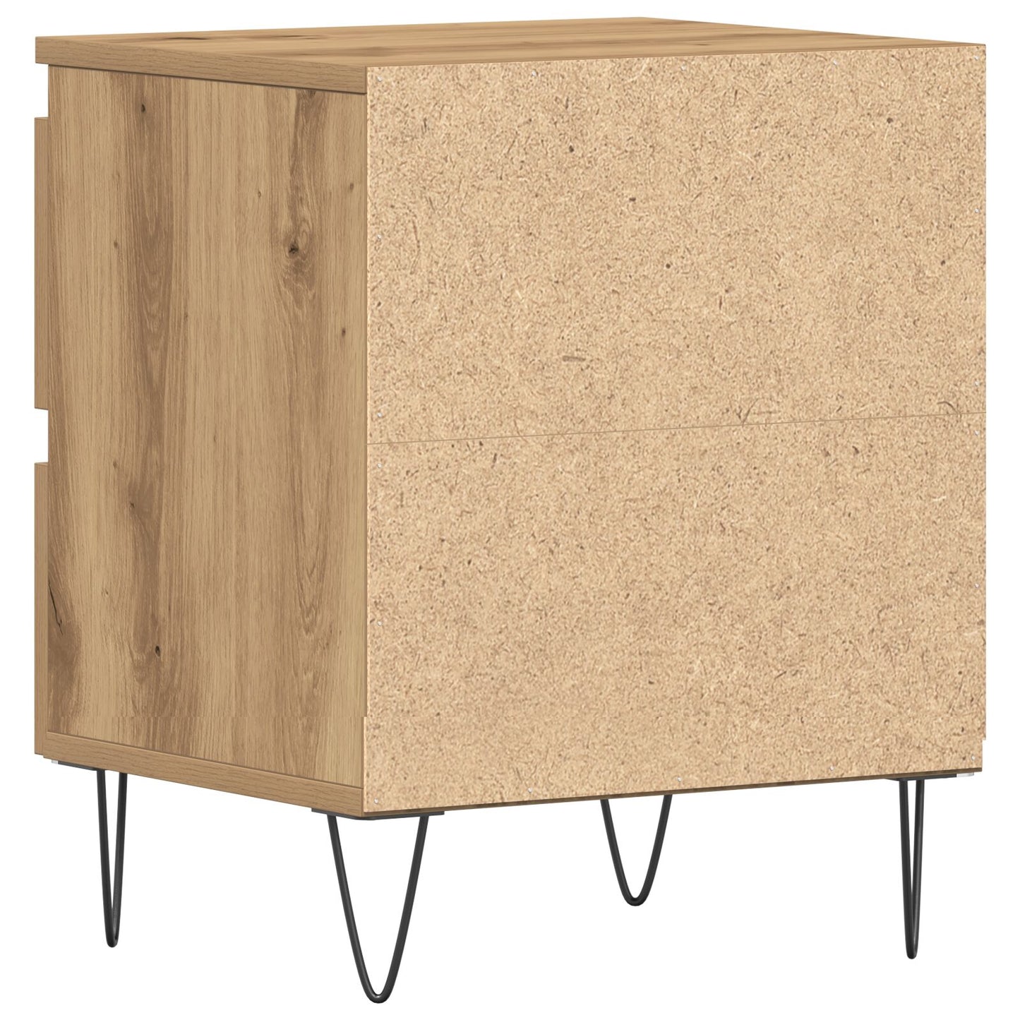 Nachtkastjes 2 Stuks Ambachtelijk Eiken 40X35X50 Cm Gegaan Hout
