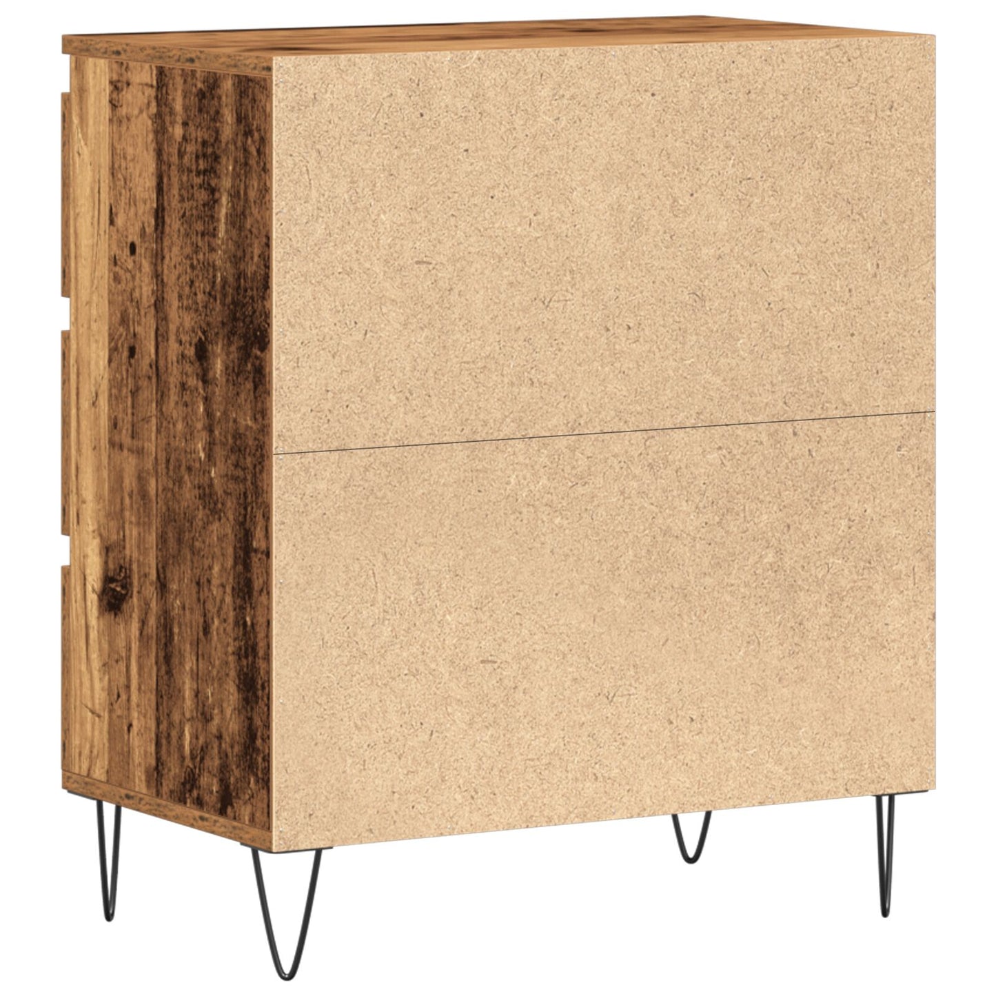 Dressoir Met Lades 60X35X70 Cm Geëngineerd Hout Oude hout