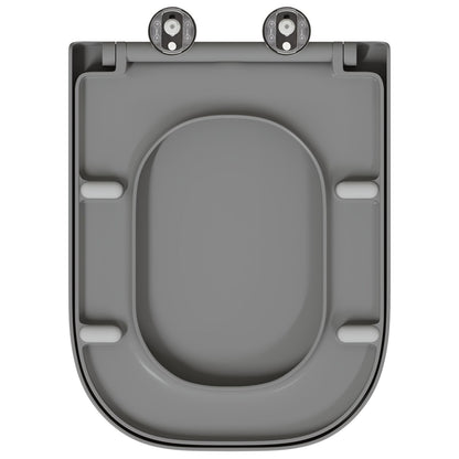 Snelle Toiletbril Met Soft Close Duroplast Grijs