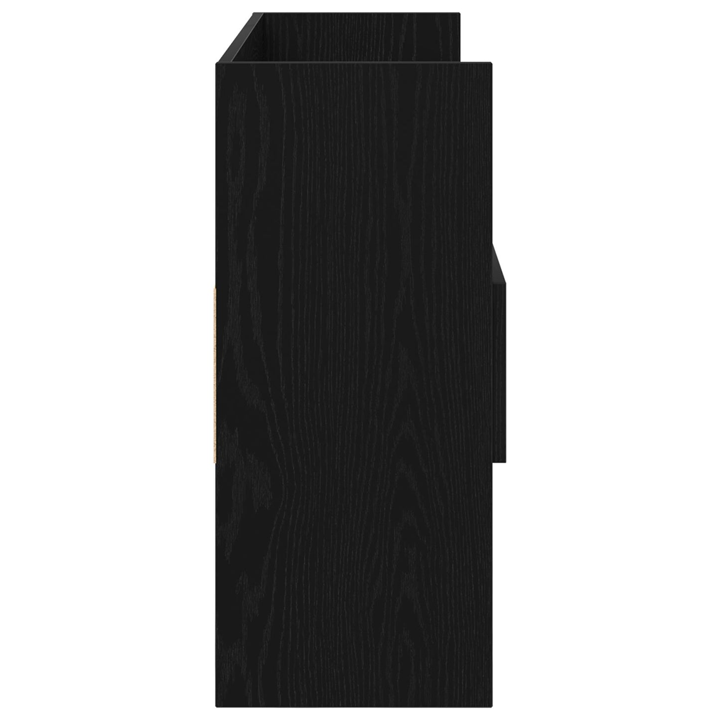Zwarte Eik Sidetable 105X30X70 Cm Geengineerd Hout