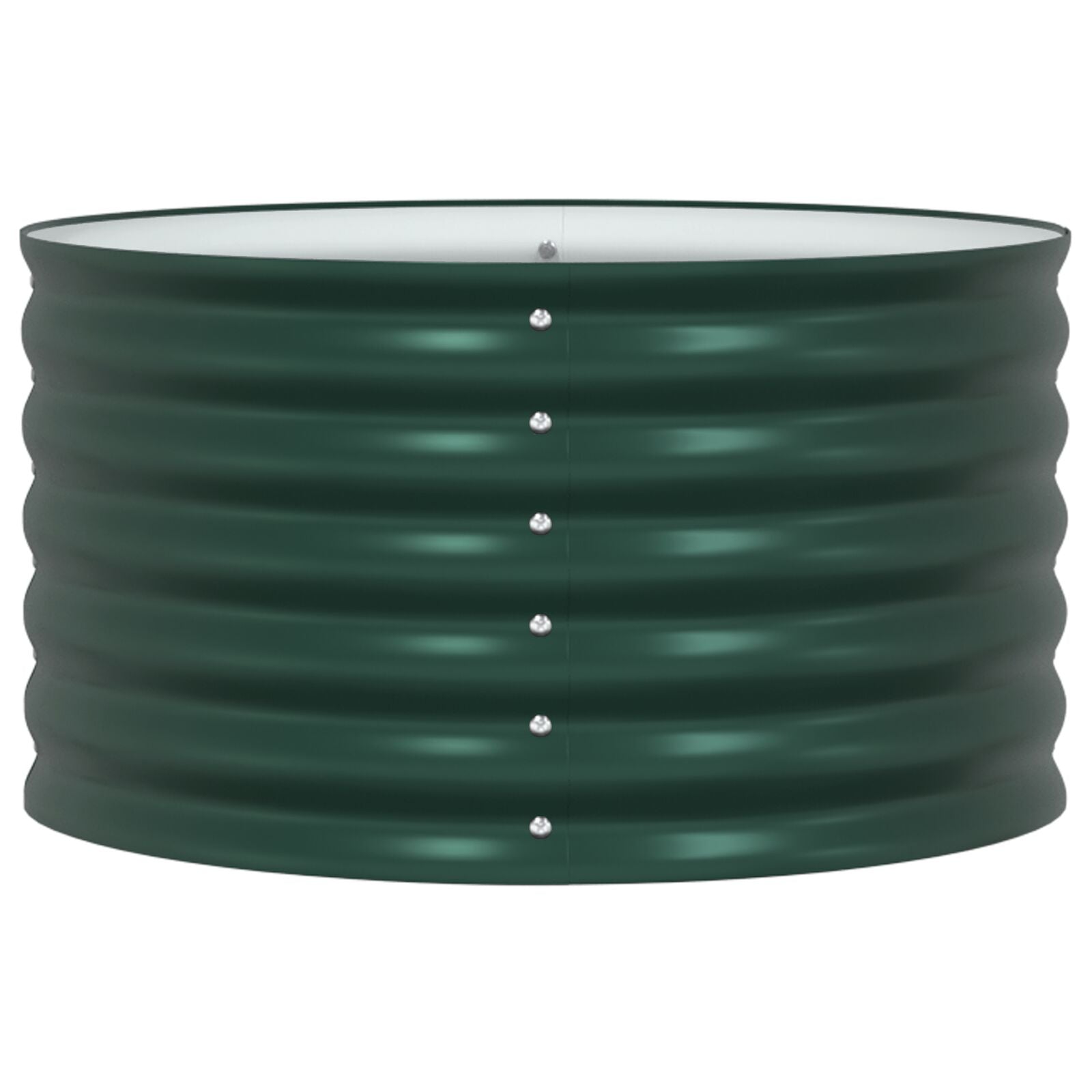 Tuin Verhoogde Bloembak Gegalvaniseerd Staal 80 x 80 x 44 cm Groen