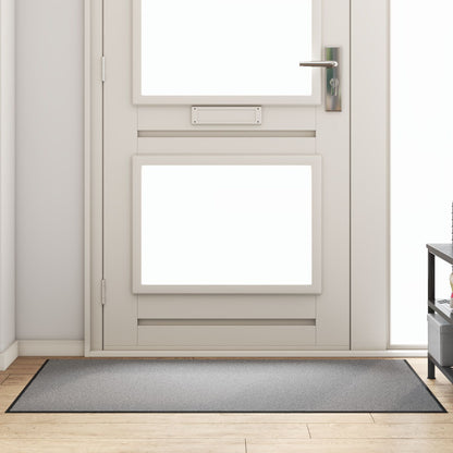 Deurmat Grijs Rechthoek 90X150 Cm
