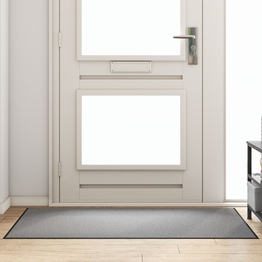 Deurmat Grijs Rechthoek 90X150 Cm
