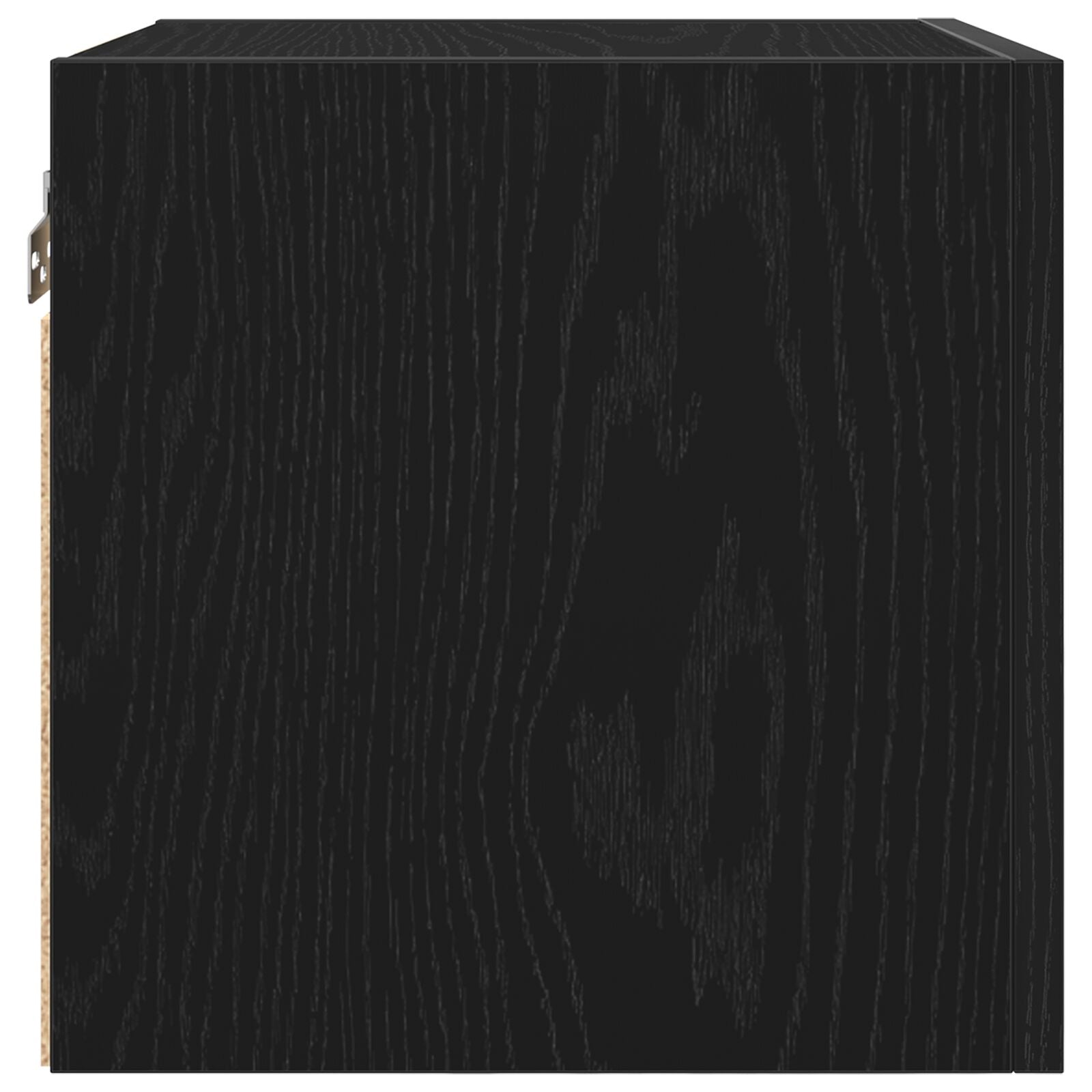 Tv Kast Voor Wandmontage Zwart Eik 30,5X30X30 Cm