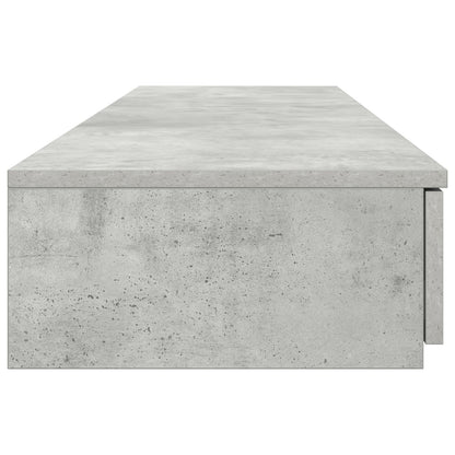 Nachtkastjes Gegoten Hout Betonnen grijs 160 x 36.5 x 16.5 cm