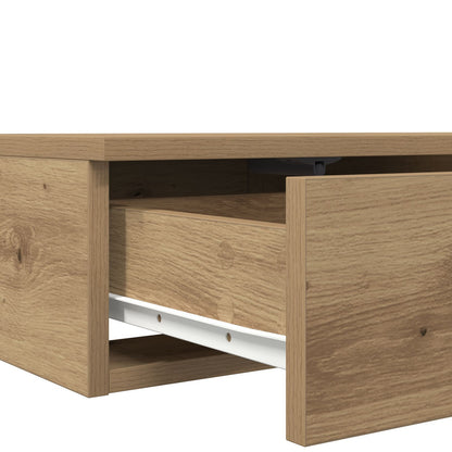 Bedladen 90X36,5X16,5 Cm Behandeld Hout Artisan eiken 90 x 36.5 x 16.5 cm