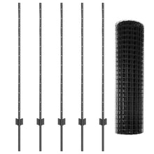 Metalen Tuinomheining Set Set Van 2 Grijs Metaal Medium