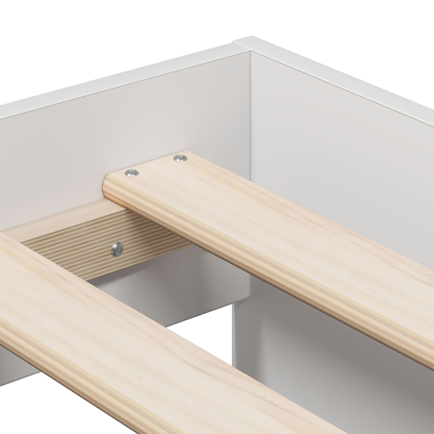 Opslag Bedframe Wit 80X200 Cm