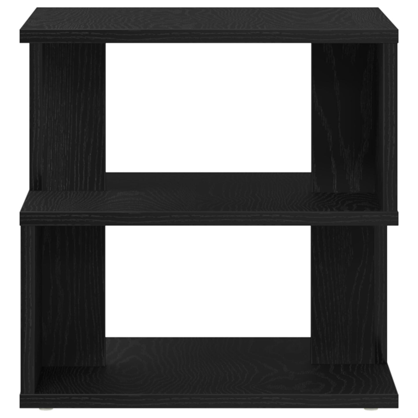 Bijzettafel Zwart Eiken 40X40X40 Cm Geengineerd Hout