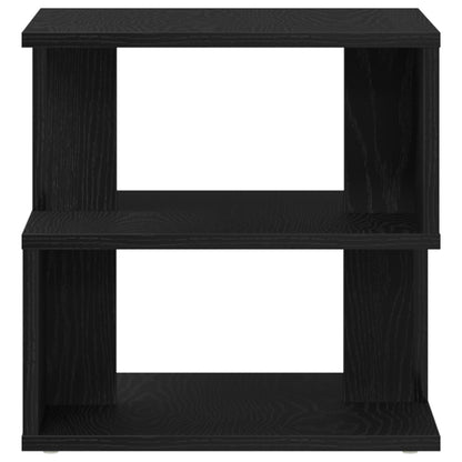 Bijzettafel Zwart Eiken 40X40X40 Cm Geengineerd Hout