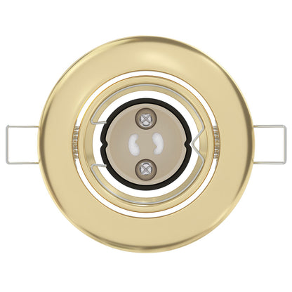 Lampen Set Van 12 Metaal, Kunststof 9 Cm Lichtgewicht Goud