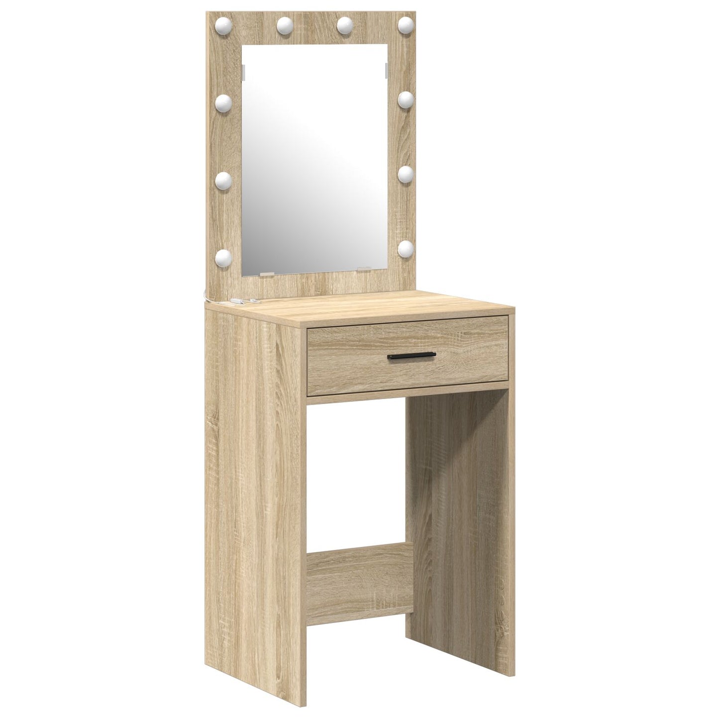Kaptafel Met Led-Verlichting Sonoma eiken 50 x 41 x 135 cm