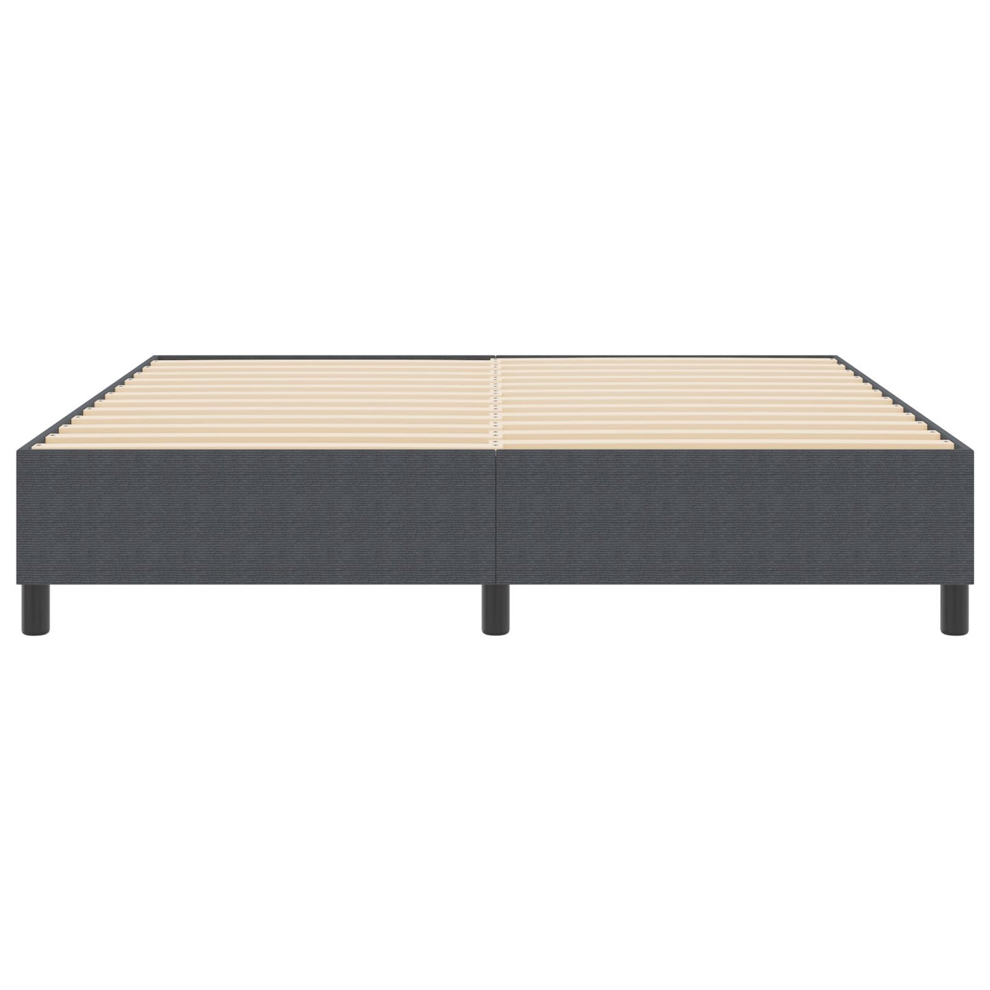Boxspringbed Super King Corduroy Stof Donkergrijs 180 x 200 cm