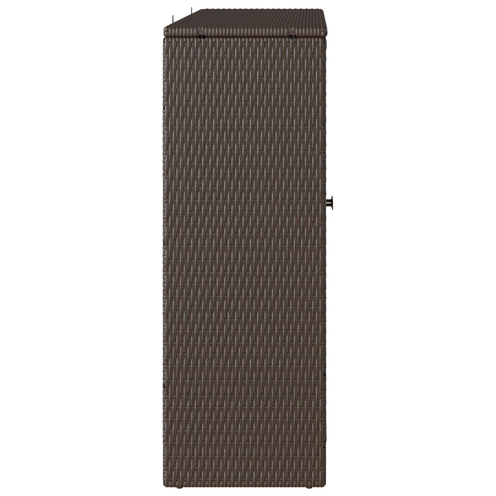 Opbergkast 100X36X102 Cm Rattan Bruin