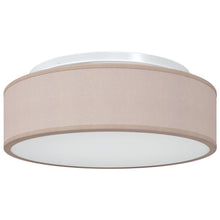Plafondlampen Inbouw Ø 38 Cm Stoffen E27 Ø38 x 13.5 cm Taupe zonder sterrenlampenkap