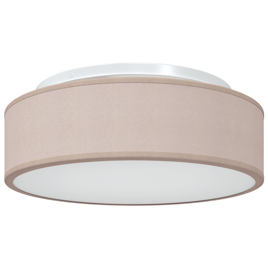 Plafondlampen Inbouw Ø 38 Cm Stoffen E27 Ø38 x 13.5 cm Taupe zonder sterrenlampenkap