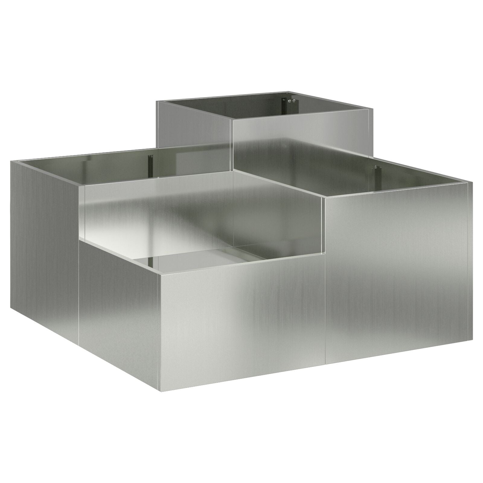 Tuinbak Gegalvaniseerd staal 100 x 100 x 48 cm