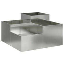 Tuinbak Gegalvaniseerd staal 100 x 100 x 48 cm