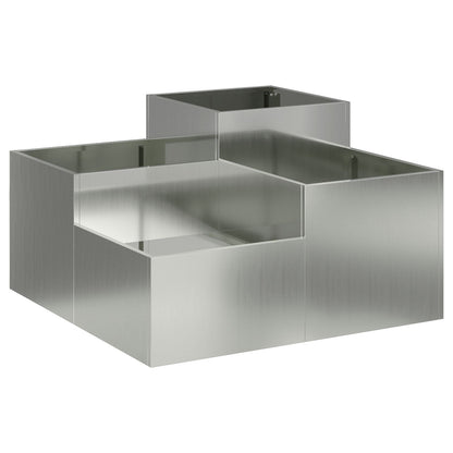 Tuinbak Gegalvaniseerd staal 100 x 100 x 48 cm
