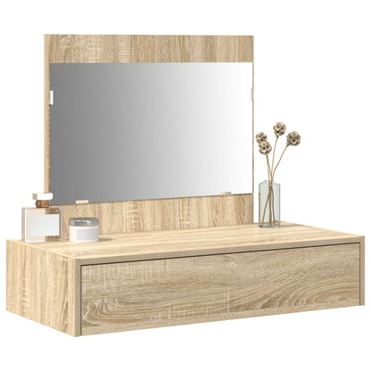 Wandkaptafel 83 x 40 x 70 cm Sonoma Eiken zonder LED