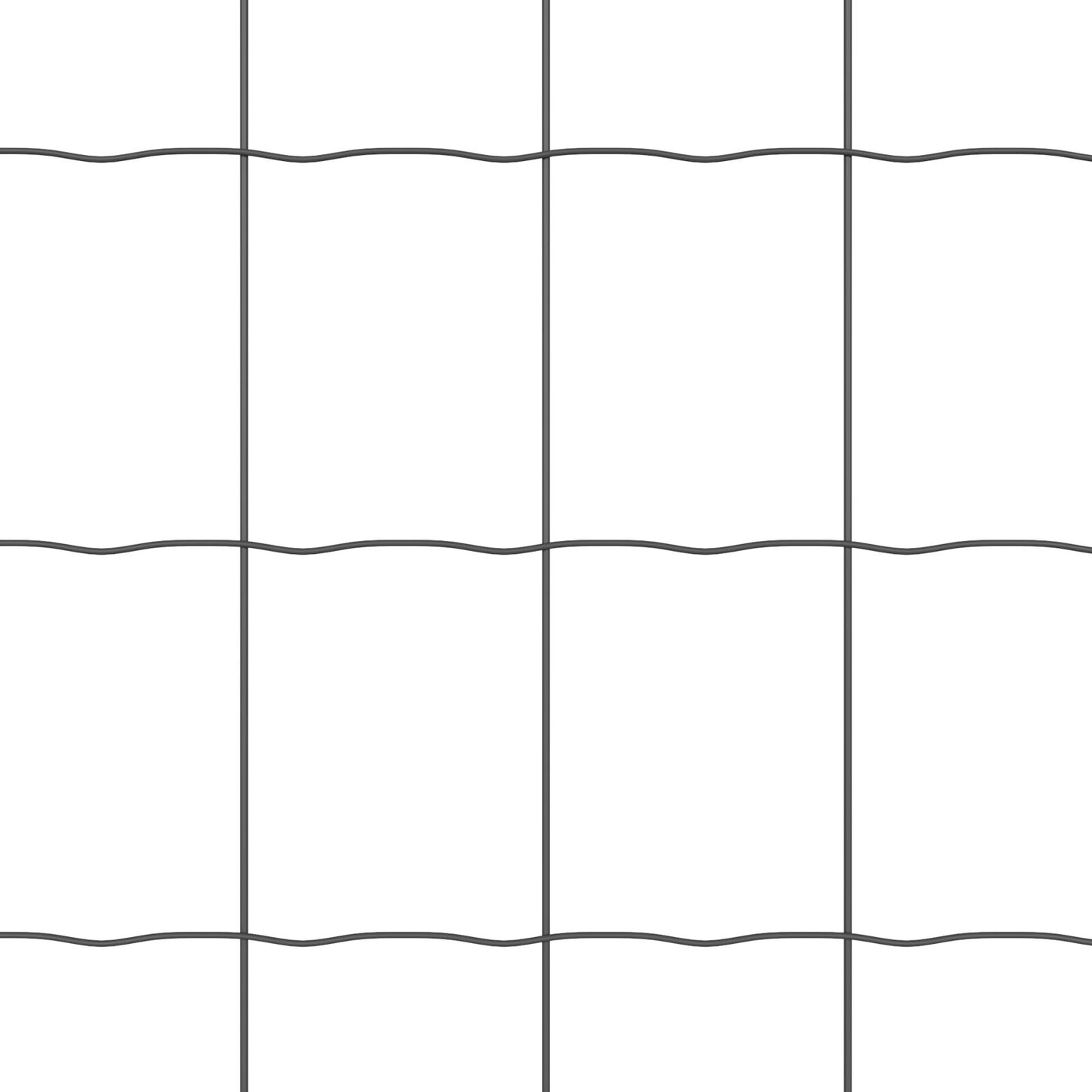 Euro Hek Met 13 Spiekpalen 0.6X25 M Gegalvaniseerd Staal Grijs Gegalvaniseerd Staal