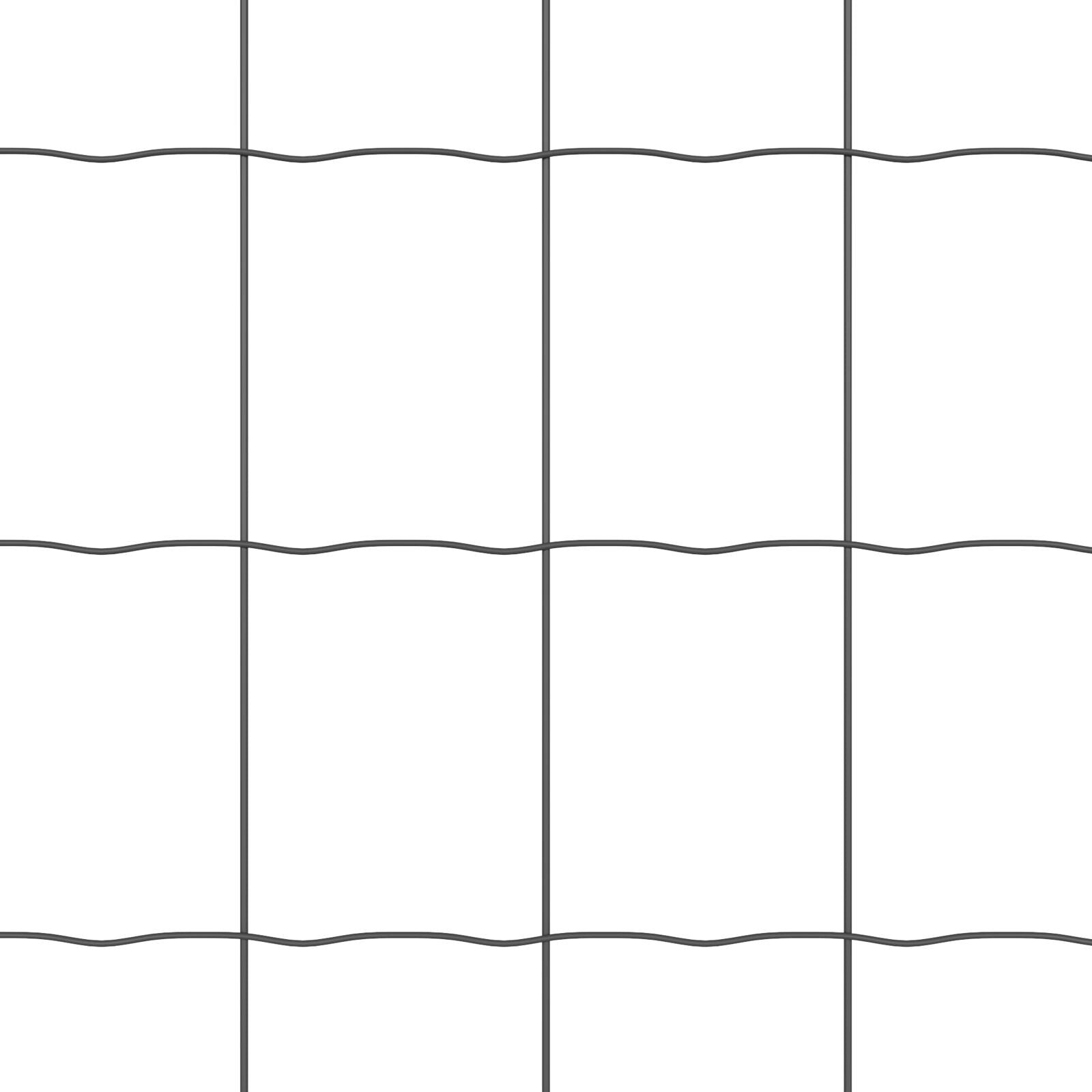 Euro Hek Met 13 Spiekpalen 0.6X25 M Gegalvaniseerd Staal Grijs Gegalvaniseerd Staal