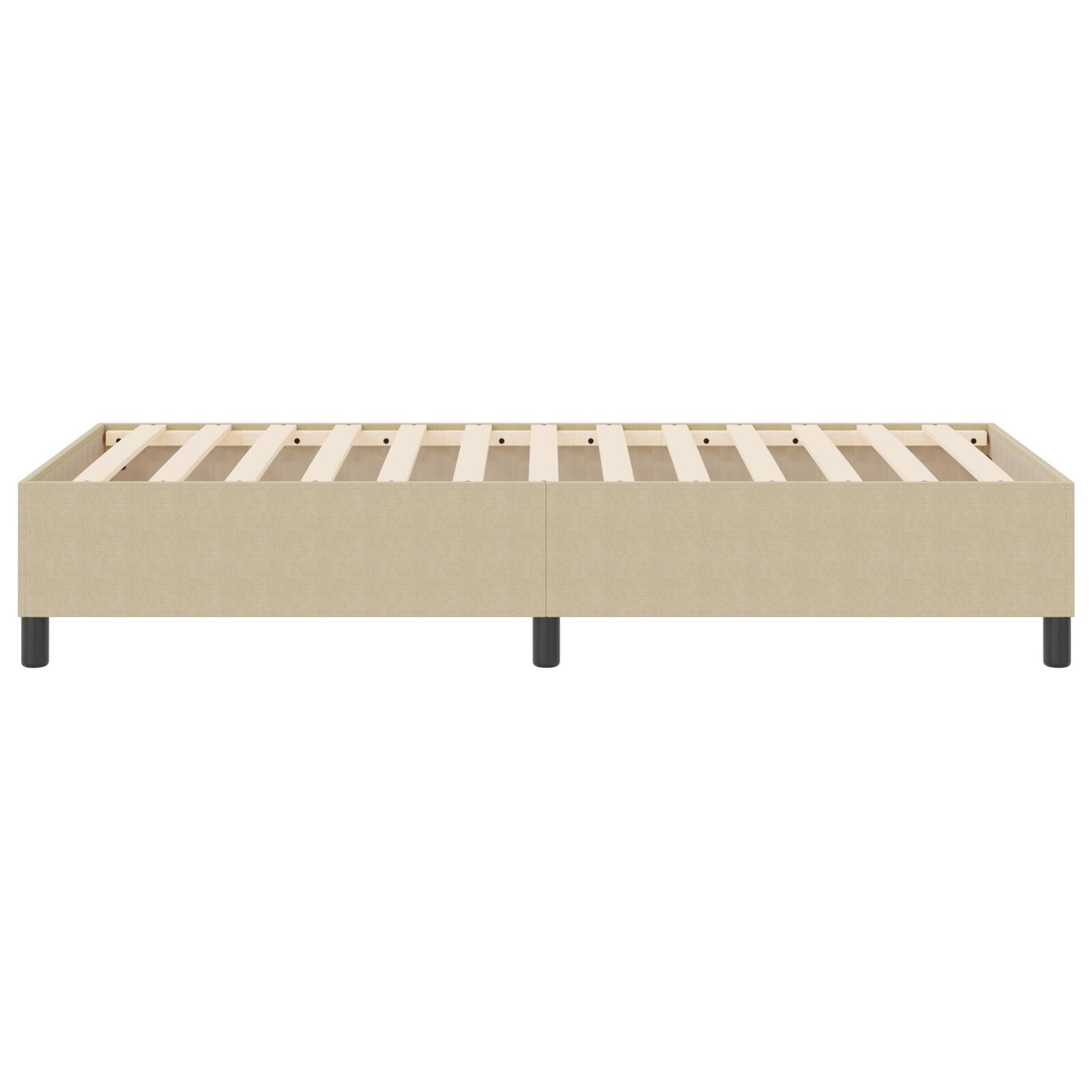 Boxspring Bed Corduroy Stof Lichtgroen grijs 80 x 200 cm